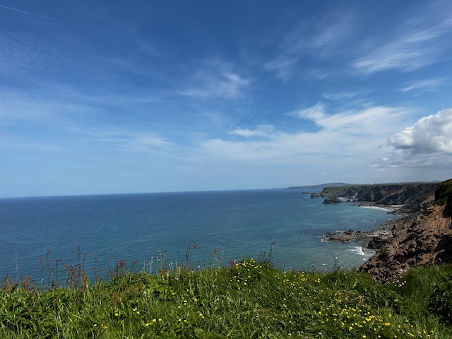Blue sky and sea
